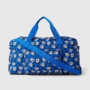 BNWT NEW GAP GapKids x DISNEY Mickey Mouse Recycled Weekend Duffle Tote Bag!